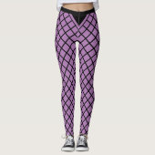 Violet Diamond Muster Leggings (Vorderseite)