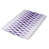 Violet Diamond Ombre Badematte (Schrägansicht)