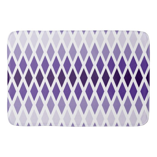Violet Diamond Ombre Badematte (Vorderseite)