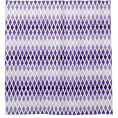 Violet Diamond Ombre Duschvorhang (Vorderseite)