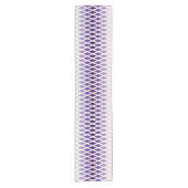 Violet Diamond Ombre Kurzer Tischläufer (Vorderseite)