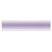 Violet Diamond Ombre Kurzer Tischläufer (Horizontal)