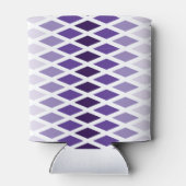 Violet Diamond Ombre Monogram Dosenkühler (Rückseite)