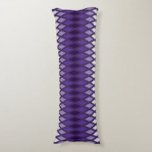 Violet Diamond Ombre Seitenschläferkissen (Vorderseite Vertikal)