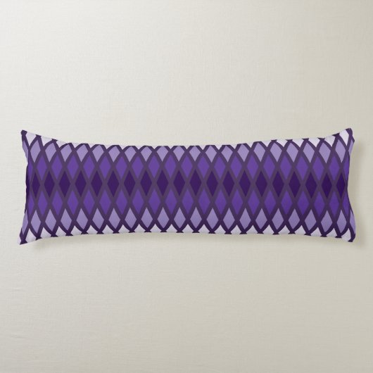 Violet Diamond Ombre Seitenschläferkissen (Vorderseite)