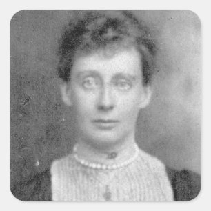 Violet Dickinson Quadratischer Aufkleber