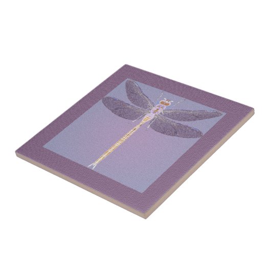 Violet Dragonfly Fliese (Seite)