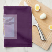Violet Dragonfly Geschirrtuch (Viertel Falte)