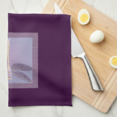 Violet Dragonfly Handtuch (Viertel Falte)