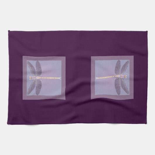 Violet Dragonfly Handtuch (Horizontal)