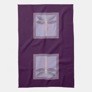 Violet Dragonfly Handtuch