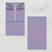 Violet Dragonfly individuell anpassbare Visitenkar Visitenkarte (Vorne/Hinten)