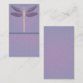 Violet Dragonfly individuell anpassbare Visitenkar Visitenkarte (Vorne/Hinten)
