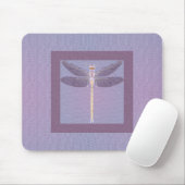Violet Dragonfly Mousepad (Mit Mouse)