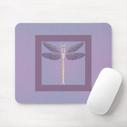 Violet Dragonfly Mousepad (Mit Mouse)