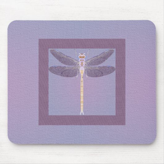 Violet Dragonfly Mousepad (Vorne)