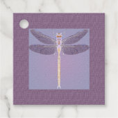 Violet Dragonfly Muttertag Geschenkanhänger (Vorderseite)