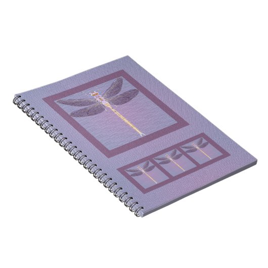 Violet Dragonfly Muttertag Notizblock (Rechte Seite)