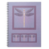 Violet Dragonfly Muttertag Notizblock (Vorderseite)
