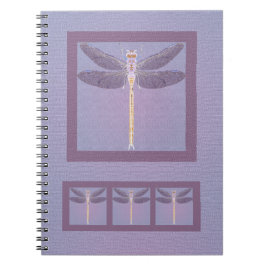 Violet Dragonfly Muttertag Notizblock
