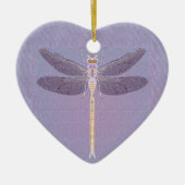 Violet Dragonfly Ornament (Vorne)