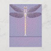 Violet Dragonfly Postkarte (Vorderseite)