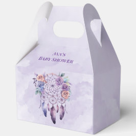 Violet Dreamcatcher und Blume Girl Baby Dusche Geschenkschachtel