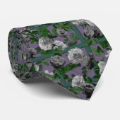 Violet Elegante Rose Krawatte (Gerollt)