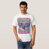 Violet Elephant T - Shirt (Vorne ganz)