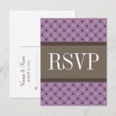 Violet Extravagant Lattice UAWG Postkarte (Vorne/Hinten)