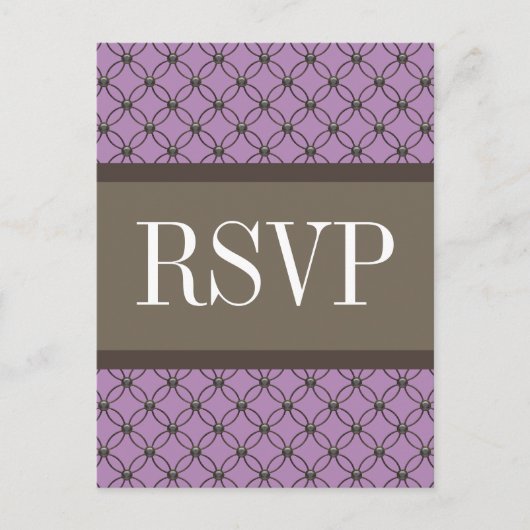 Violet Extravagant Lattice UAWG Postkarte (Vorderseite)