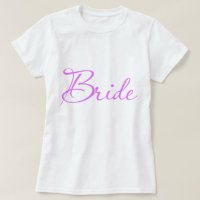 Violet Extravagant Script Bride | BRAUTPARTY