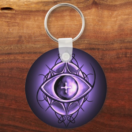 Violet Eye Design Schlüsselanhänger (Vorderseite)