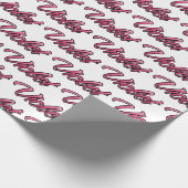Violet faded pink personalisiertes Geschenkpapier (Ecke)