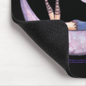 Violet Fairy Mousepad von Molly Harrison (Ecke)