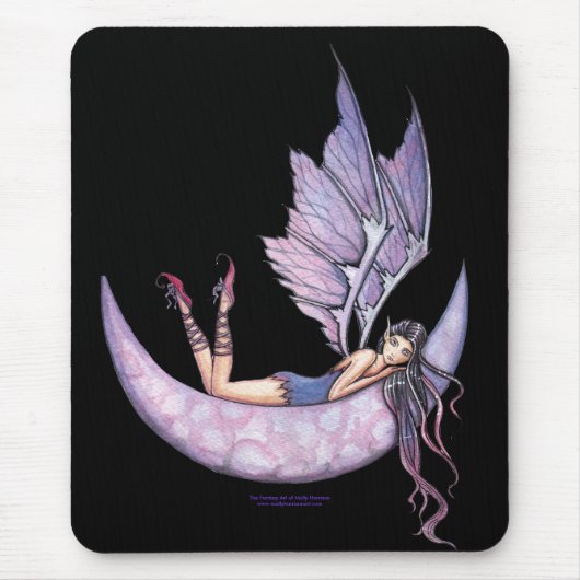 Violet Fairy Mousepad von Molly Harrison (Vorne)