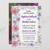 Violet Faithfulness Bescheidenheit Sanfter Power d Einladung (Vorne/Hinten)