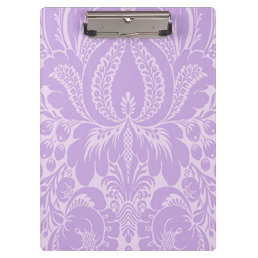 Violet Fantasy Floral Clipboard Klemmbrett (Vorderseite)