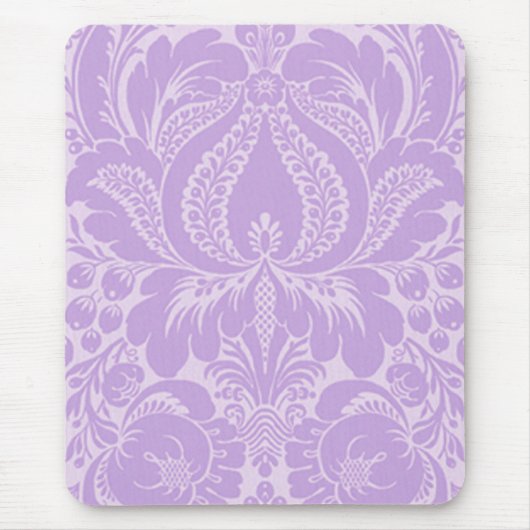 Violet Fantasy Floral Mouse Pad Mousepad (Vorne)