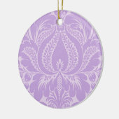 Violet Fantasy Floral Ornament (Links)