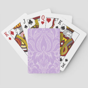 Violet Fantasy Floral Playing Cards Spielkarten