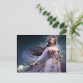 Violet Fantasy Postkarte (Stehend Vorderseite)