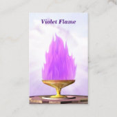 Violet Flame Chalice Visitenkarte (Vorderseite)
