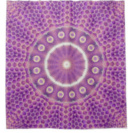 Violet Flame Hive Duschvorhang