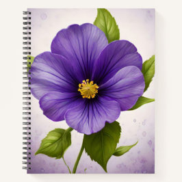 Violet Flora Journal, Floral Journal, Violet, Notizblock