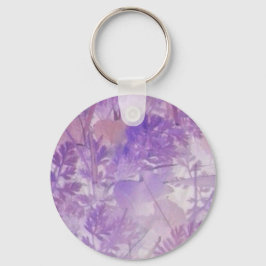 Violet Floral Schlüsselanhänger