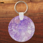 Violet Floral Schlüsselanhänger (Vorderseite)