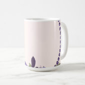 Violet Florals Kaffeetasse (VorderseiteRechts)