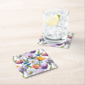 Violet Flower Coaster Untersetzer (Vor Ort)