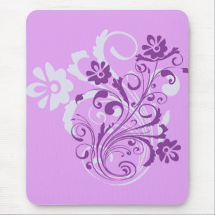 Violet Flowers Mousepad